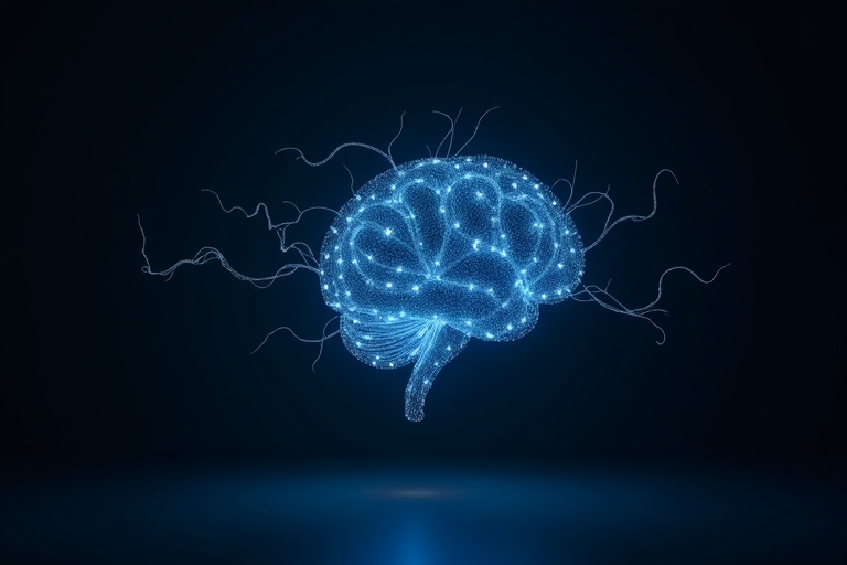 AI neural network visualisation